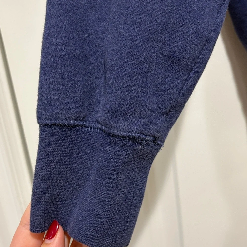 Roots Dark Blue Half-Zip Pullover - Picture 3 of 4